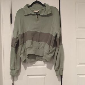 Universal Thread Olive and Charcoal Women's Hoodie